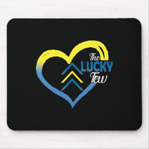 Down Syndrome Awareness Day 3 Arrows Lucky Few Tat Mouse Mat