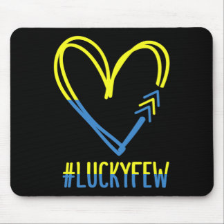 Down Syndrome Awareness Day 3 Arrows Lucky Few Tat Mouse Mat