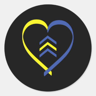 Down Syndrome Awareness Day Awesome March 21 Triso Classic Round Sticker