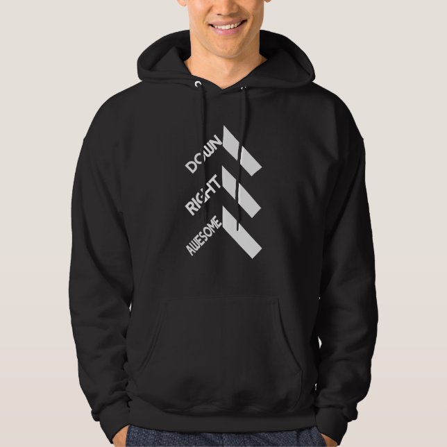 Down Syndrome Awareness Day Month Down Right Hoodie (Front)