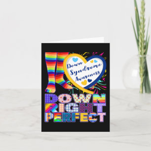 Down Syndrome Awareness Day Rock Your Socks T21 Card