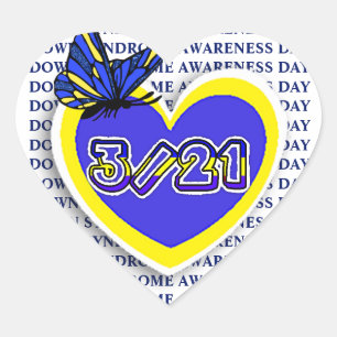 Down Syndrome Awareness Day Sticker March 21