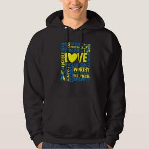 Down Syndrome Awareness Extra Chromosome Trisonomy Hoodie