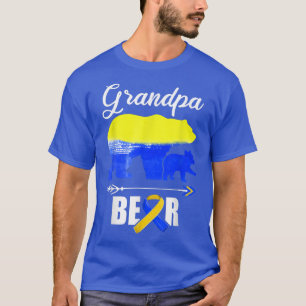 Down Syndrome Awareness Grandad s, Grandpa Bear T-Shirt