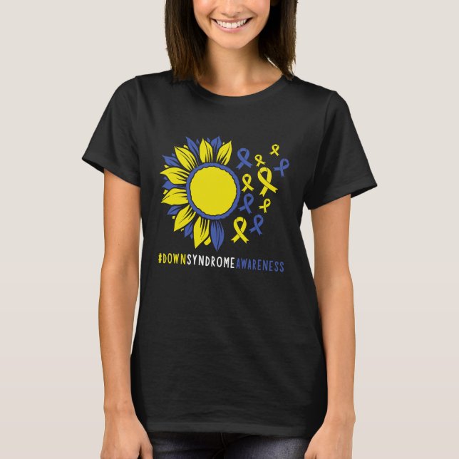 Down Syndrome Awareness Great World Down Syndrome  T-Shirt (Front)