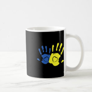 Down Syndrome Awareness Hands For Men Women Ribbon Coffee Mug