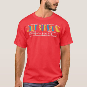 Down Syndrome Awareness , Love Caring Proud Mum T-Shirt