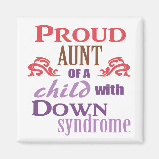 Down syndrome awareness magnet