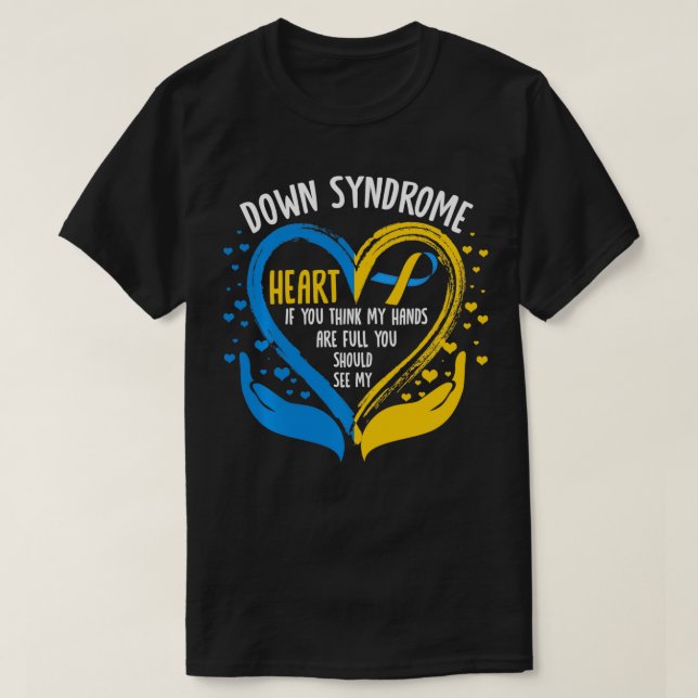 Down Syndrome Awareness Mom Family Women Gifts  T-Shirt (Design Front)
