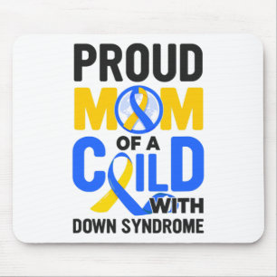 Down Syndrome Awareness Proud Mum Mouse Mat