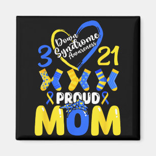 Down Syndrome Awareness Proud-Mum Son Daughter Magnet