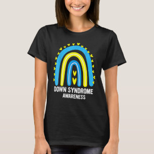 Down Syndrome Awareness Rainbow T21 T-Shirt