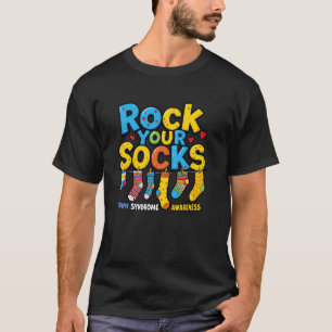 Down Syndrome Awareness - Rock Your Socks T-Shirt