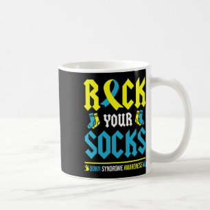 Down Syndrome Awareness Rock Your Socks Trisomy 21 Coffee Mug