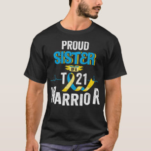Down Syndrome Awareness Sister Apparel Happy Gift T-Shirt
