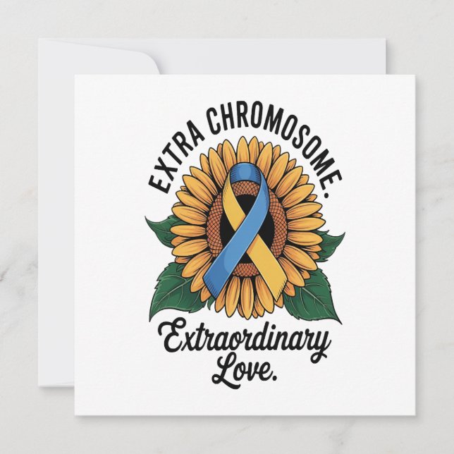 Down Syndrome Awareness Sunflower (Front)