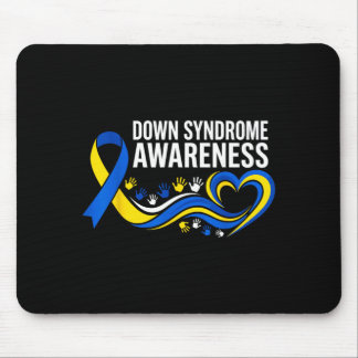 Down Syndrome Awareness Suower Ribbon Inclusion Mouse Mat