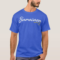 Down Syndrome Awareness Survivor Glitter Ribbon Ho