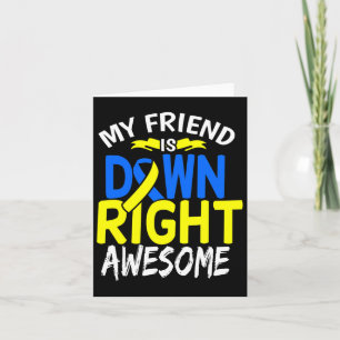 Down Syndrome Awareness T21 Day Women Kids 3 Card