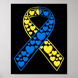 Down Syndrome Awareness T21 Day Women Kids  Poster