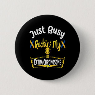 Down Syndrome Awareness Toddler Kids Extra Chromos 6 Cm Round Badge