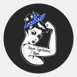 Down Syndrome Awareness Trisomy 21 - Down Syndrome Classic Round Sticker