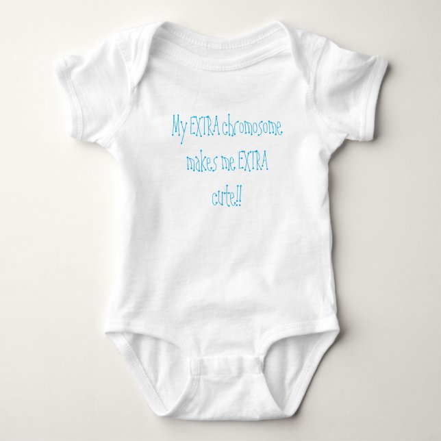 Down Syndrome  Baby Bodysuit (Front)