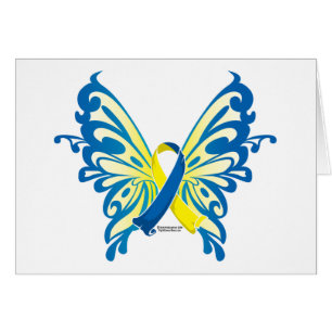 Down Syndrome Butterfly Ribbon