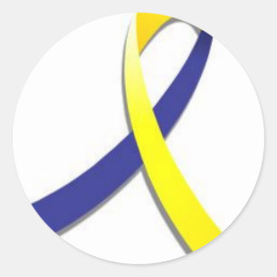 Down Syndrome Classic Round Sticker