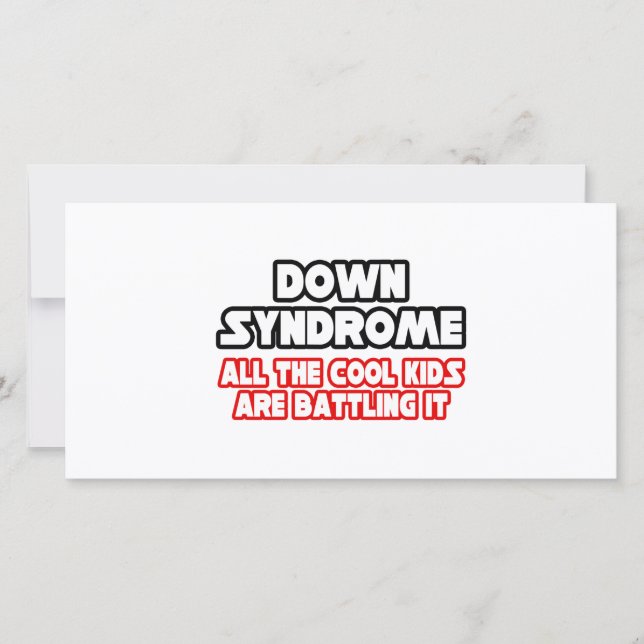 Down Syndrome...Cool Kids (Front)