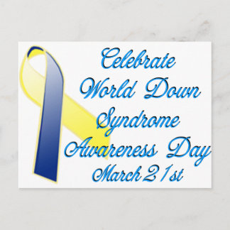 Down Syndrome Day Postcard