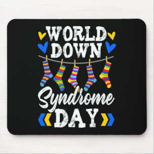 Down Syndrome Day Socks Down Syndrome Awareness 2  Mouse Mat