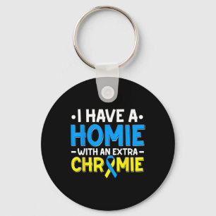 Down Syndrome Day Trisomy 21 Down Syndrome Awarene Key Ring