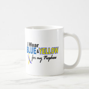 Down Syndrome I Wear Blue & Yellow For My Nephew 2 Coffee Mug