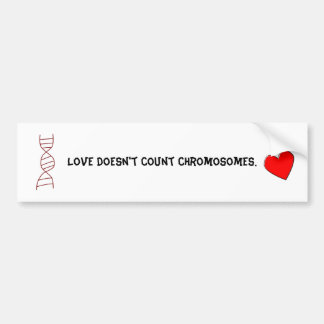 Down Syndrome Love Bumper Sticker