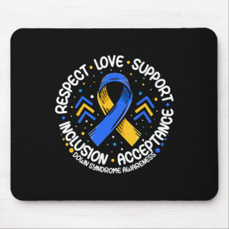 Down Syndrome Respect Support Down Syndrome Awaren Mouse Mat