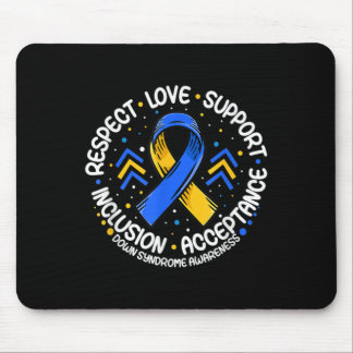 Down Syndrome Respect Support Down Syndrome Awaren Mouse Mat