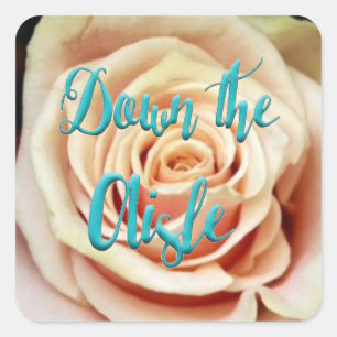 Down The Aisle Wedding Stickers