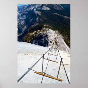 Down The Cables of Half Dome Poster
