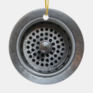 Down the Drain Ceramic Tree Decoration