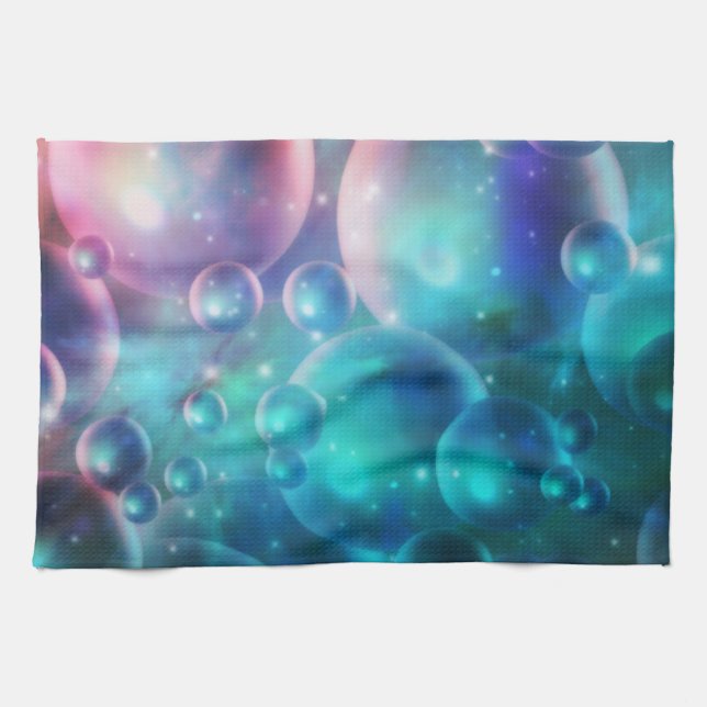 Down the Empyrean Stream Kitchen Towel (Horizontal)