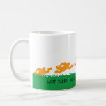 Down The Rabbit Hole Mug<br><div class="desc">"What rabbit hole are we going down today?" mug to start your day's coffee off in. These orange rabbits are just leading us down the hole! If this saying doesn't work for you but you like the rabbits - you can change the text to anything you like or delete it...</div>