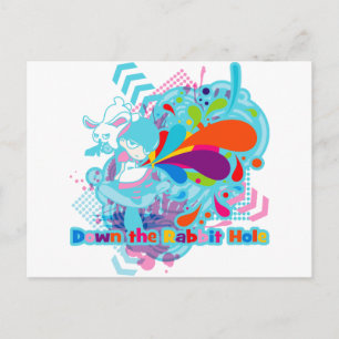 Down the Rabbit-Hole Postcard