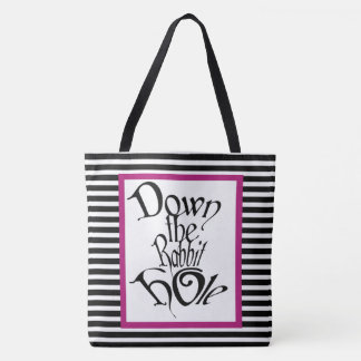 Down the Rabbit Hole Tote Bag