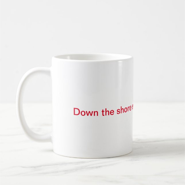 Down the Shore Mug (Left)