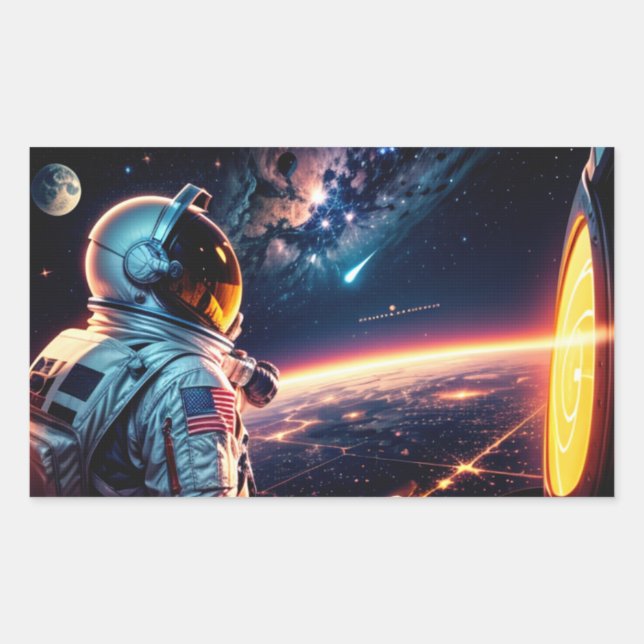 DOWN TO EARTH-3 RECTANGULAR STICKER (Front)