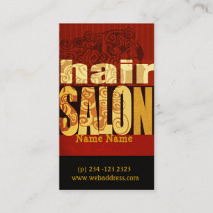 Down to Earth Salon Hair Stylist Makeup Artist Appointment Card