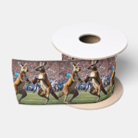 "Down Under Action: Kangaroos Playing Aussie Rules
