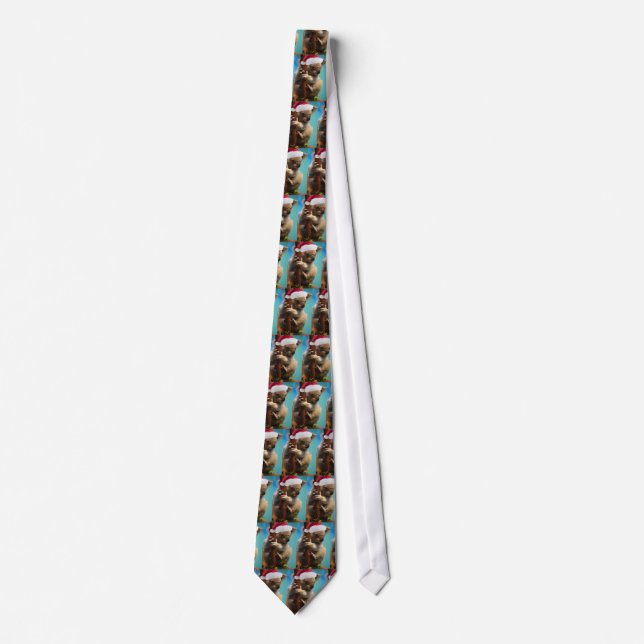 Down Under Christmas Koala Tie (Front)