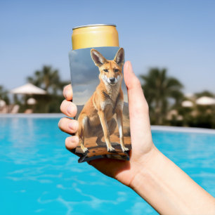 **"Down Under Delight: The Kangaringo Design"** Seltzer Can Cooler
